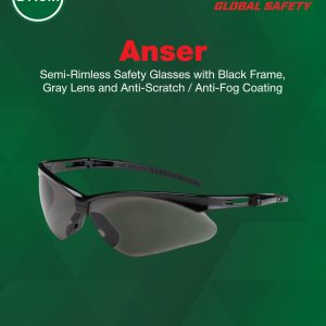 anser safety glasses gray