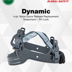 dynamic 4 point nylon quick release replacement suspension – pin lock