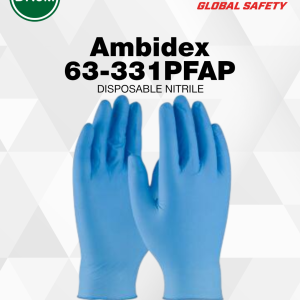 ambidex 63 331pfap premium grade disposable nitrile gloves