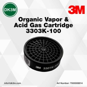 3m snap fit organic vapor & acid gas cartridge 3303k 100