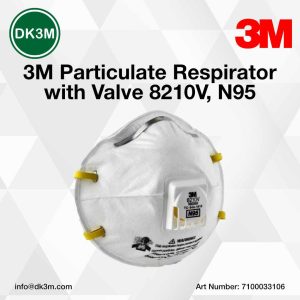 3m particulate respirator with valve 8210v, n95